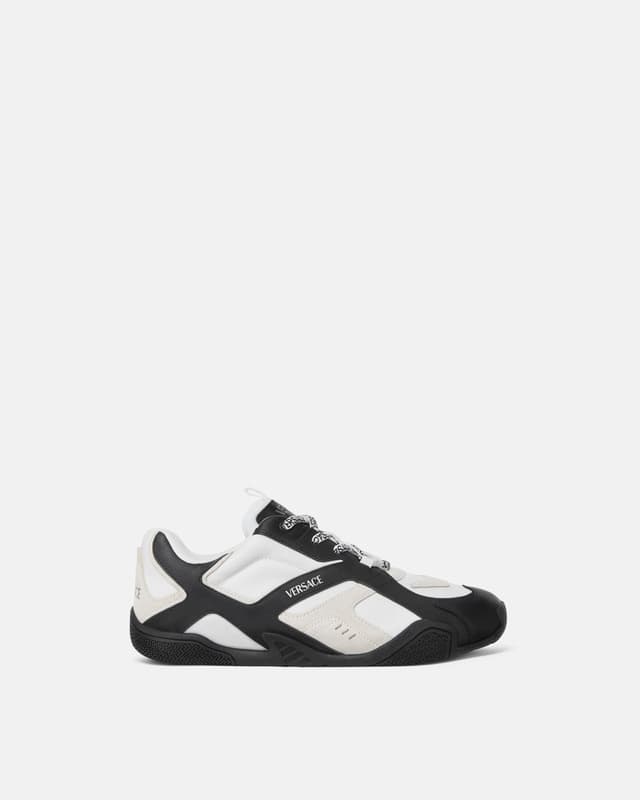 Versace galaxia leather sneakers