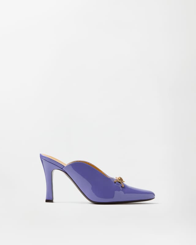 Versace marisa patent mules 90 mm