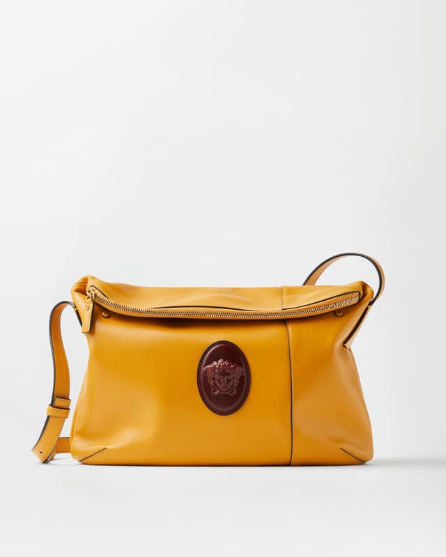 Versace lou nappa shoulder bag