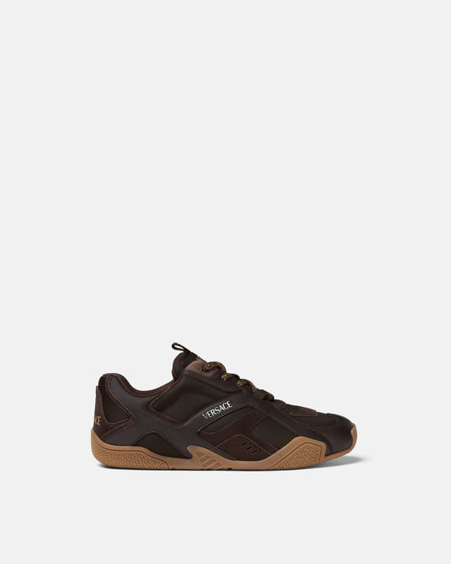 Versace galaxia leather sneakers