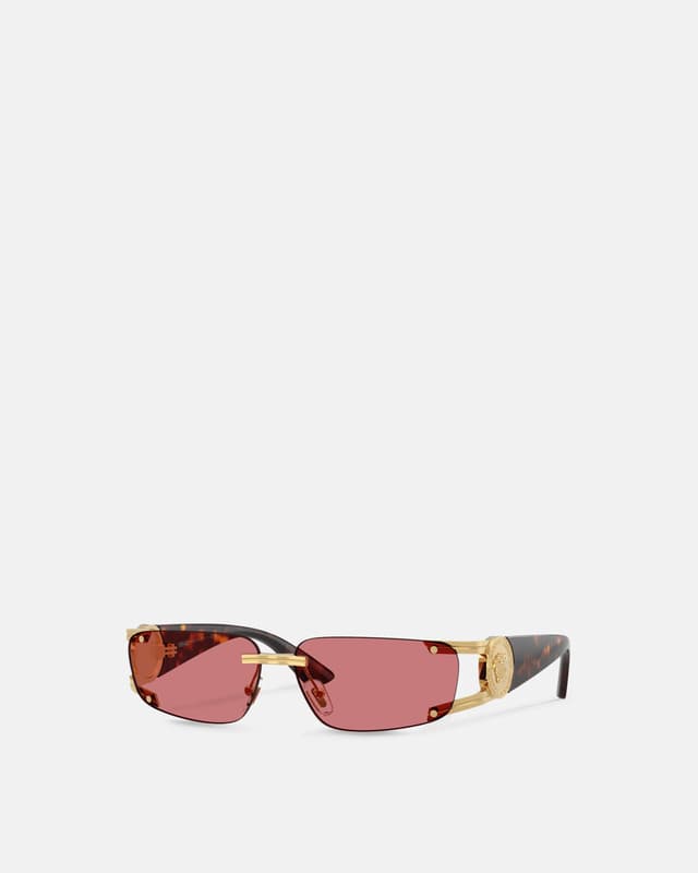Versace medusa honor rectangular sunglasses