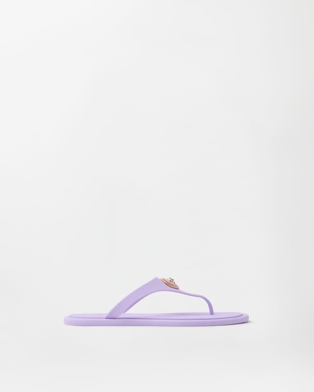 Versace alia rubber flat sandals