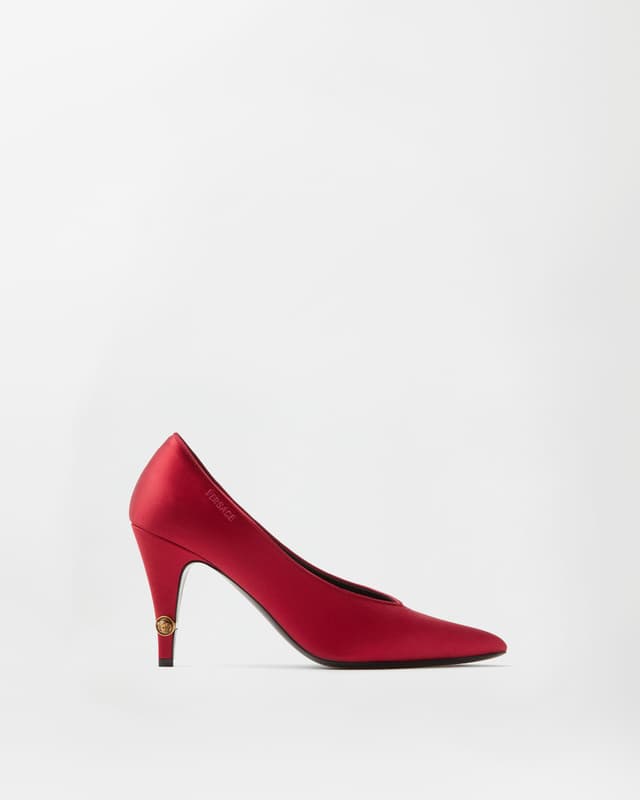 Versace gianni satin pumps 90 mm